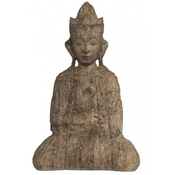 Artekko Buddha Βούδας Άγαλμα Διακοσμητικός Ρητίνη(24,5x13,5x39)cm