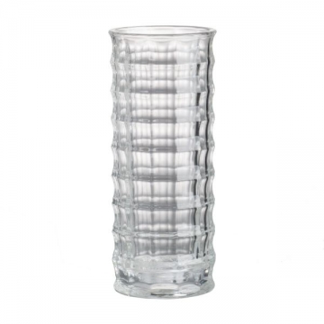 Artekko Urn Γυάλινο Διάφανο Διακοσμητικό Βάζο (10x10x25)cm