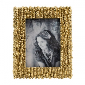 Artekko Frame Χρυσή Κορνίζα Ρητίνης για Φωτογραφία 5Χ7" (21x2.5x25)cm