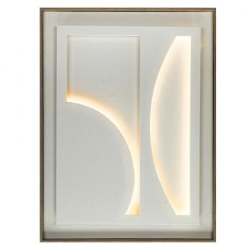 ΠΙΝΑΚΑΣ ΣΕ ΚΑΜΒΑ ΜΕ ΦΩΤΙΣΜΟ LED ΛΕΥΚΟΣ 45X60ΕΚ.