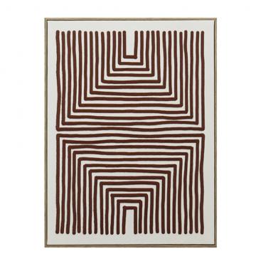 ΠΙΝΑΚΑΣ ΣΕ ΚΑΜΒΑ ΚΟΚΚΙΝΟΣ PVC/MDF 45X60X2,5ΕΚ