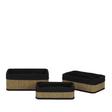 ΚΑΛΑΘΙΑ ΑΠΟΘΗΚΕΥΣΗΣ BAMBOO ΟΡΘΟΓΩΝΙΑ SET/3 30/28/25ΕΚ