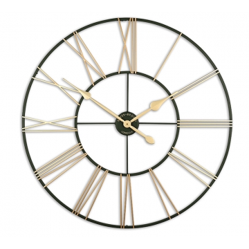 Ρολόι τοίχου "Big Ben", λαδί/χρυσό,80cm