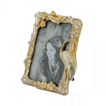 Artekko Frame Χρυσή Κορνίζα Ρητίνης για Φωτογραφία 4Χ6" (14.5x2.4x18.5)cm