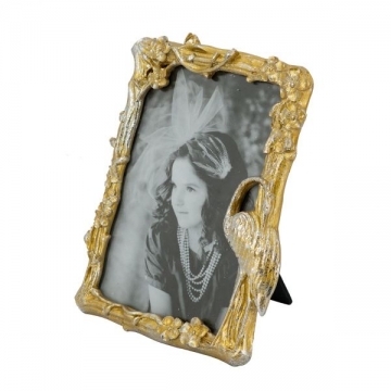 Artekko Frame Χρυσή Κορνίζα Ρητίνης για Φωτογραφία 5Χ7" (17x2.4x21)cm