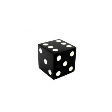 Βαρίδι χαρτιού(press papier) ζάρι μαύρο 8x8cm