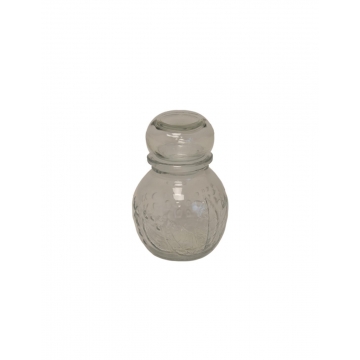 Βαζάκι mini με καπάκι 7.6Χ11  120ml