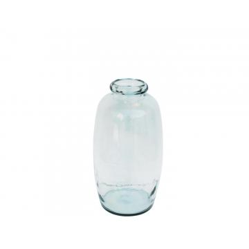 Βάζο γυάλ.recycled Διάφανο Η35cm