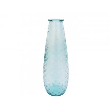 Βάζο γυάλ.recycled διάφανο Η55cm