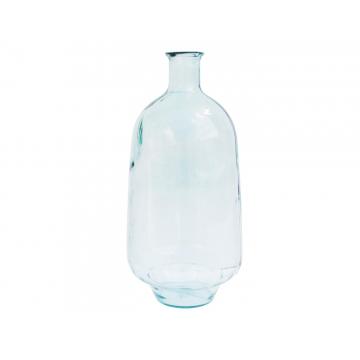 Βάζο γυάλ.recycled.διάφανο Η60cm