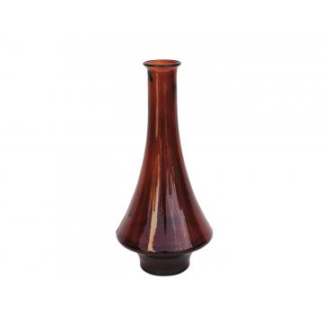 Βάζο γυάλ.recycled Κόκκινο Η45cm
