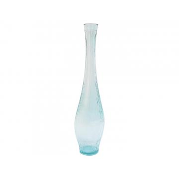 Βάζο γυάλ.recycled διάφανο Η50cm