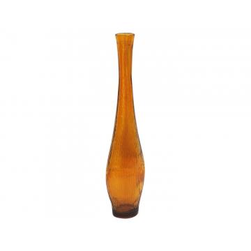 Βάζο γυάλ.recycled Μονολούλ.μελί Η50cm