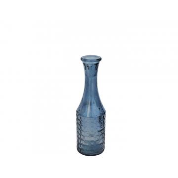 Βάζο γυάλ.recycled μπλε Η40cm