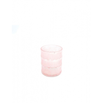 Βάζο γυαλ.ροζ Nicola 9Χ11