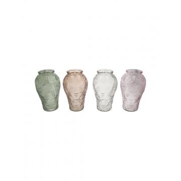 Βάζο γυάλινο 4χρ. Φ15 Η 24cm