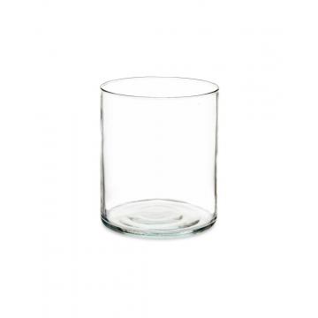 Βάζο κυλινδρικό γυαλ. Φ17,5Η20,5cm