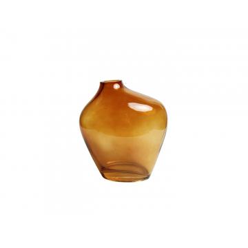 Βάζο γυάλινο μελί 15Χ8,5Η17cm