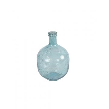 Βάζο γυάλινο μπλε Φ15,5Χ25CM