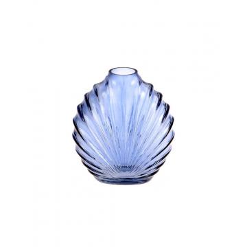 Βάζο  γυάλινο μπλε "Perfume" 12,7x5,6x14,3cm
