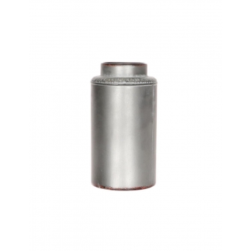 Βάζο μεταλ.Bullet ασημί 16Χ30,5