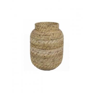Βάζο LOMBOK rattan με ναυλον 33Χ42
