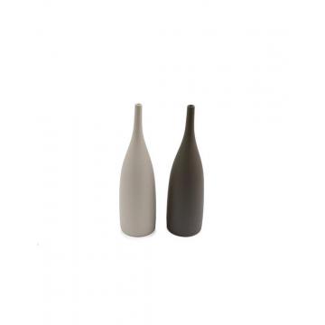Βάζο σχέδιο μπουκάλι 2χρώματα 9.7X34.5cm