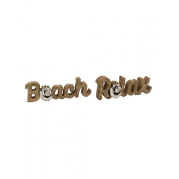 Beach Relax mango/aluminium 23X7X2.5/21X8X2.5cm