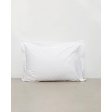 Λευκή Oxford Ξενοδοχειακή Μαξιλαροθήκη Bungalow 52x72+5cm 52x72 5cm Άσπρο