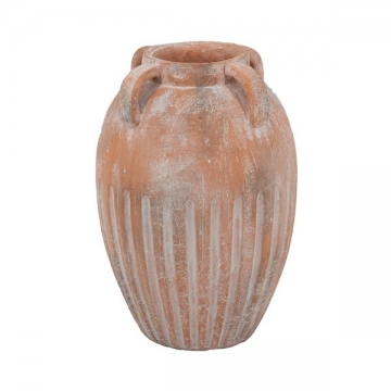 Artekko Candia Βάζο από Τερακότα (25.5x25.5x36)cm