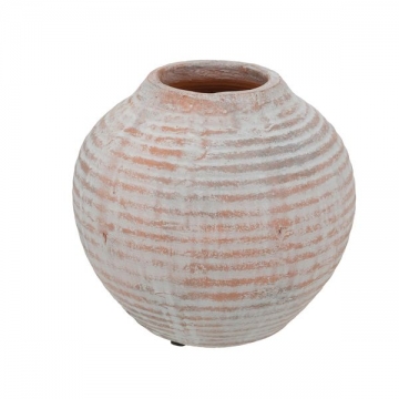 Artekko Candia Βάζο από Τερακότα (21x21x19)cm