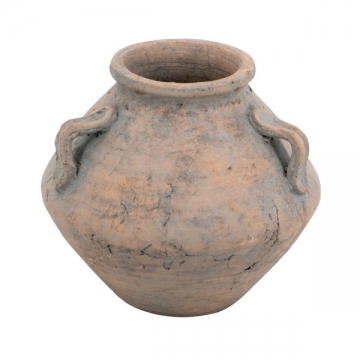 Artekko Antique Βάζο από Τερακότα (25x25x22.5)cm