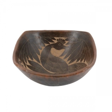 Artekko Antique Μπολ από Τερακότα σε Καφέ Αποχρώσεις (25x25x9)cm