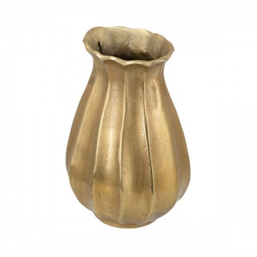 Artekko Noble Χρυσό Μεταλλικό Βάζο (16.5x15.3x26.8)cm