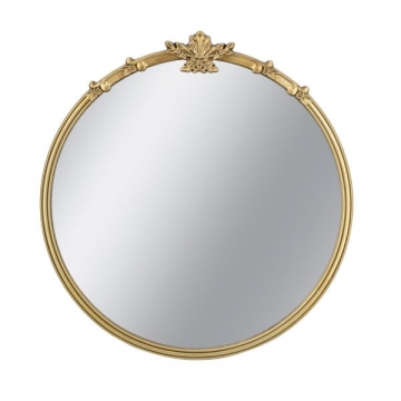 Artekko Mirror Χρυσός MDF Καθρέπτης Τοίχου (76x2.5x79)cm