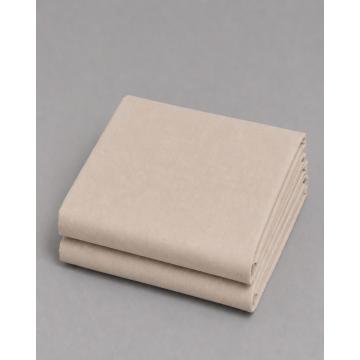 Βαμβακερό Πανωσέντονο Daker II Super Υπέρδιπλη (240x273cm) Γκρι - Μπεζ