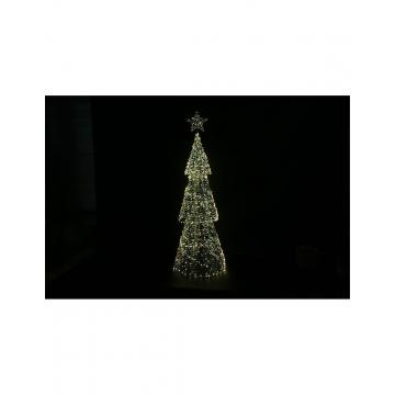 Δέντρο Χριστουγ.ιριζε 720LED/240V ζεστό 37X40H122cm
