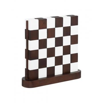 Διακοσμητικό ξύλινοι κύβοι σκάκι 27X7X28