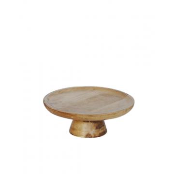 Δίσκος σερβ.mango με πόδι Φ25Η9cm