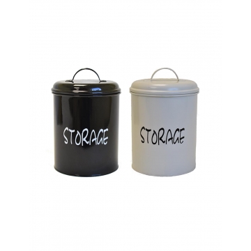 Δοχείο μεταλ.STORAGE 2χρ. 16.8Χ19