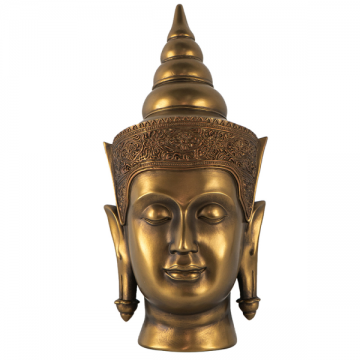Artekko Buddha Προτομή διακοσμητική Βούδας μεγάλη 16X19X36