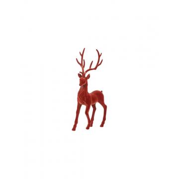 Ελάφι φλοκαριστό καφέ  22Χ11Χ54