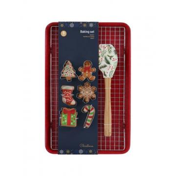 Εργαλεία μαγειρικής set 9τμχ christmas 43x28x2,5cm