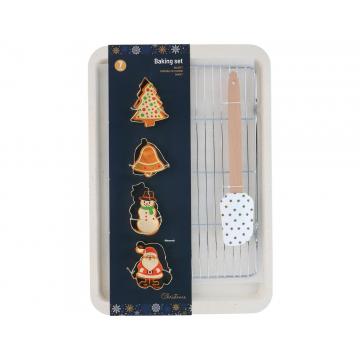Εργαλεία ζαχαροπλαστικής christmas set7pcs 43x29x4,5cm