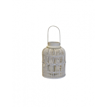 Φανάρι bamboo λευκό 24Χ35/49