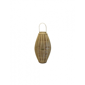 Φανάρι bamboo μπουλ φυσικό 34Χ59/74