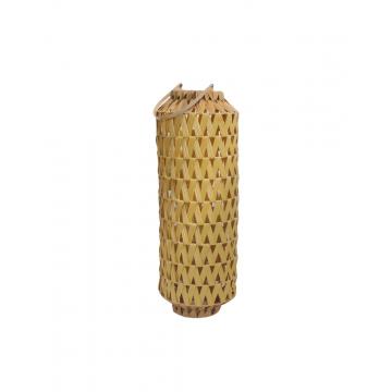 Φανάρι τεχνητό rattan φυσικό Φ25Η59.5cm