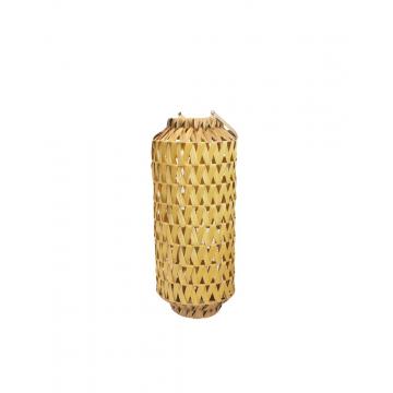 Φανάρι τεχνητό rattan φυσικό Φ25Η70cm