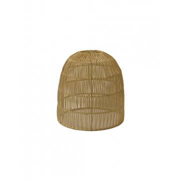 Φωτιστικό καπέλο οροφής rattan εκρού 25,5Χ25,,5