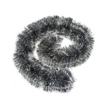 Γιρλάντα tinsel πράσινη με λευκό 2.7Μ